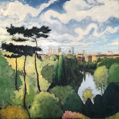 La plus belle ! - peinture de Thierry Casters