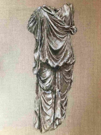 Rien de telle qu'une grecque - peinture de Thierry Casters